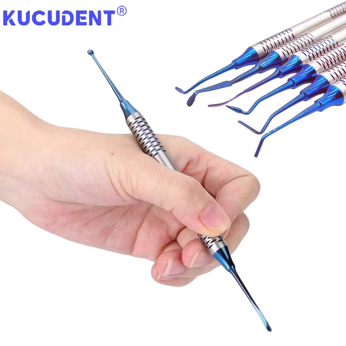 Dental Resin Spatulas Titanium Plated &ndash; Double Head