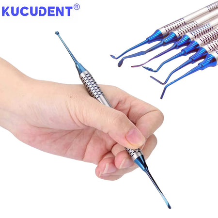 Dental Resin Spatulas Titanium Plated &ndash; Double Head