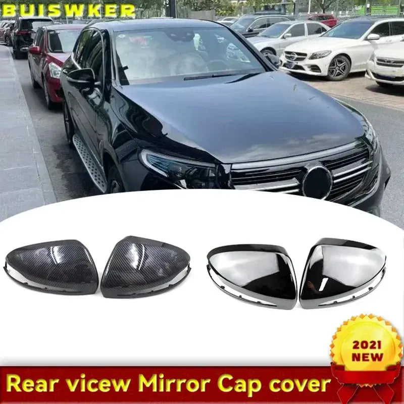 Side Mirror Caps replace For Mercedes Benz W205 W222 W213 W238 X205 X253 C217 W463 C253 W253 Cover C S GLC E G Class AMG by InterCyprus Trading Ltd