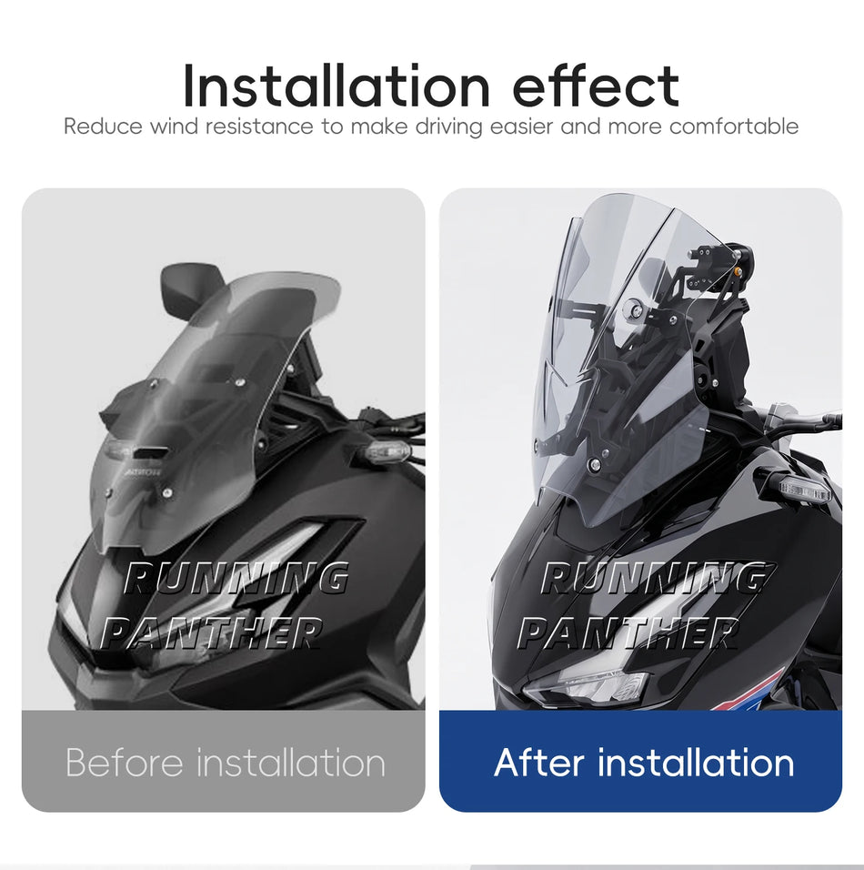 Polikarbonāta vējstikls Honda ADV350 motociklam
