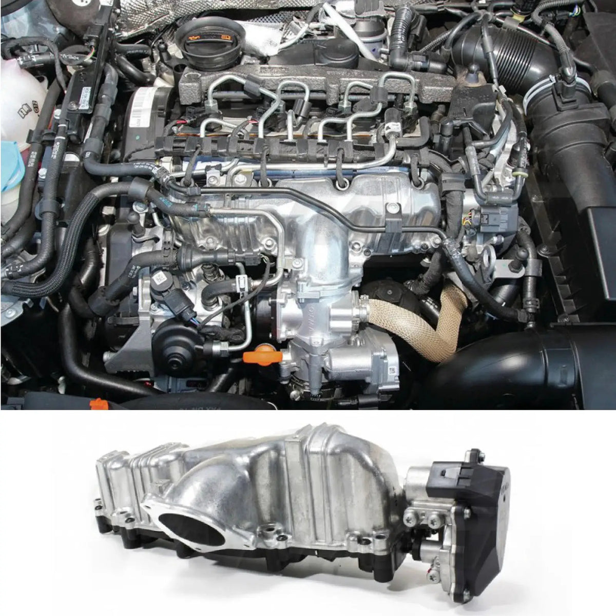 PIKBUK P2015 Repair Kit Suitable for VW Audi Seat Skoda 2.0 TDI CR Engines with Aluminium Manifold 03L129711E by InterCyprus Trading Ltd