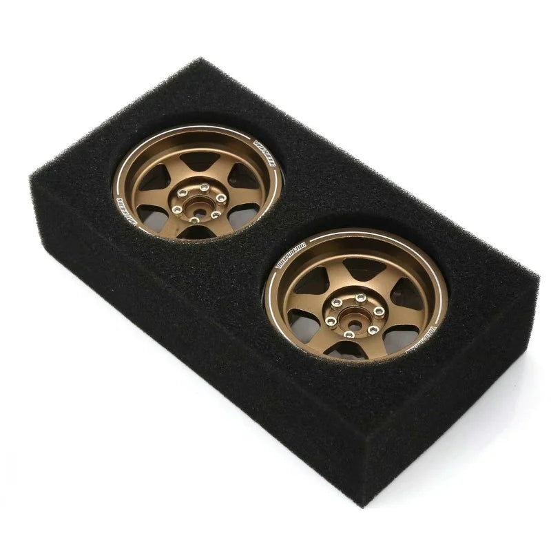 4Pcs 2.2in Simulated Metal Wheel Hubs &ndash; Easy To Control