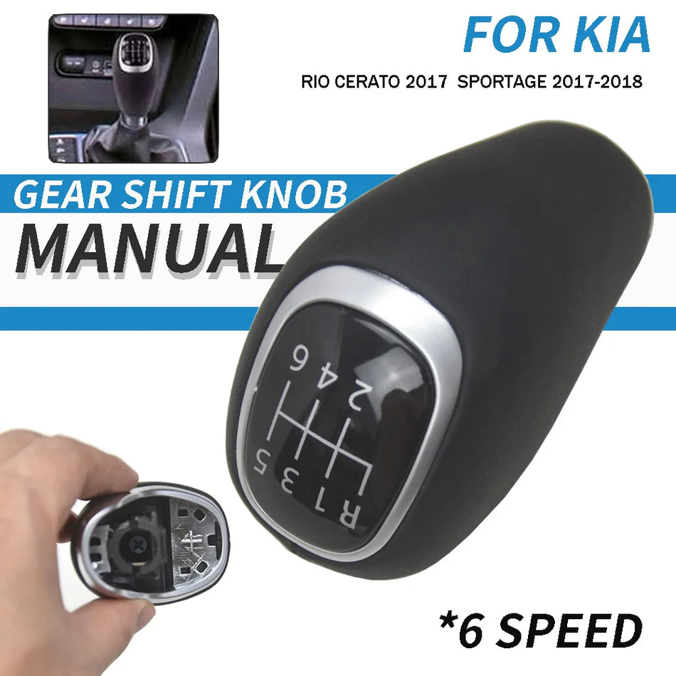 Gear Shift Knob Manual 6-Speed for Kia Sportage 2017-2018 Rio 2017 43711-H8300