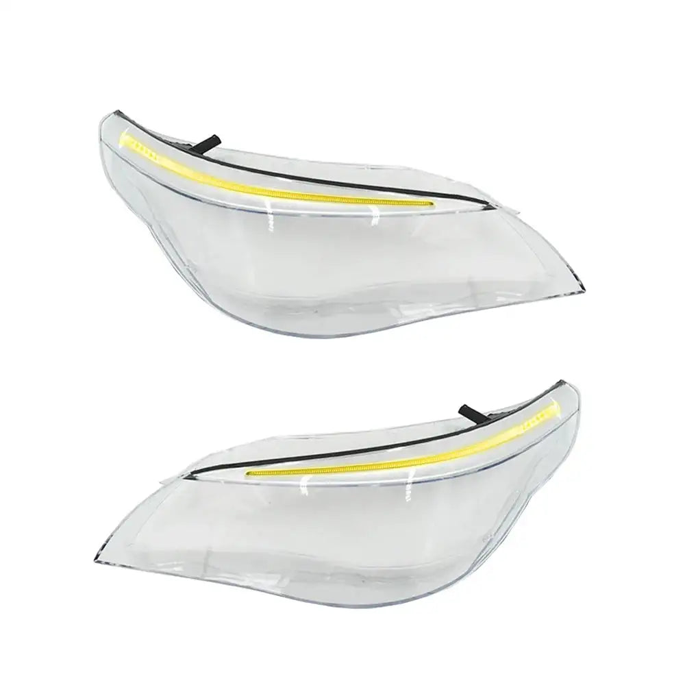 BMW E60 2008 2010 Left And Right Front Headlight Covers LED