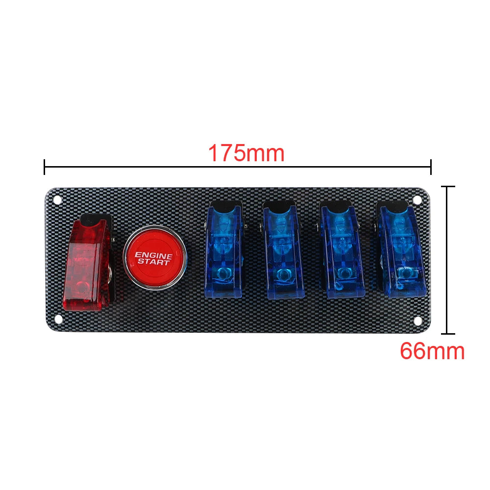Rocker Indicator 12V Rocker Switch Panel Light Ignition LED Indicator | 28049 ...