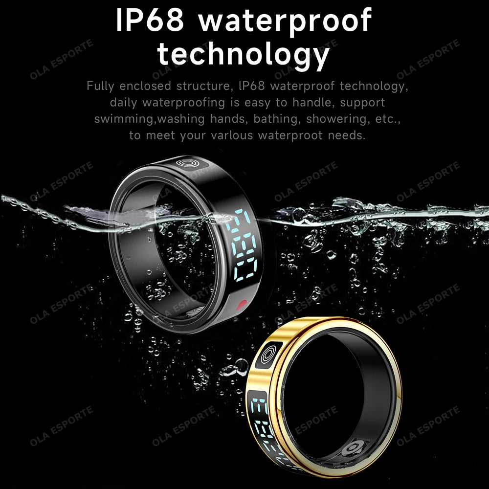 Waterproof Smart Ring for Xiaomi | Military Health Monitor | Gesture &amp; Fitness Tracker 2025