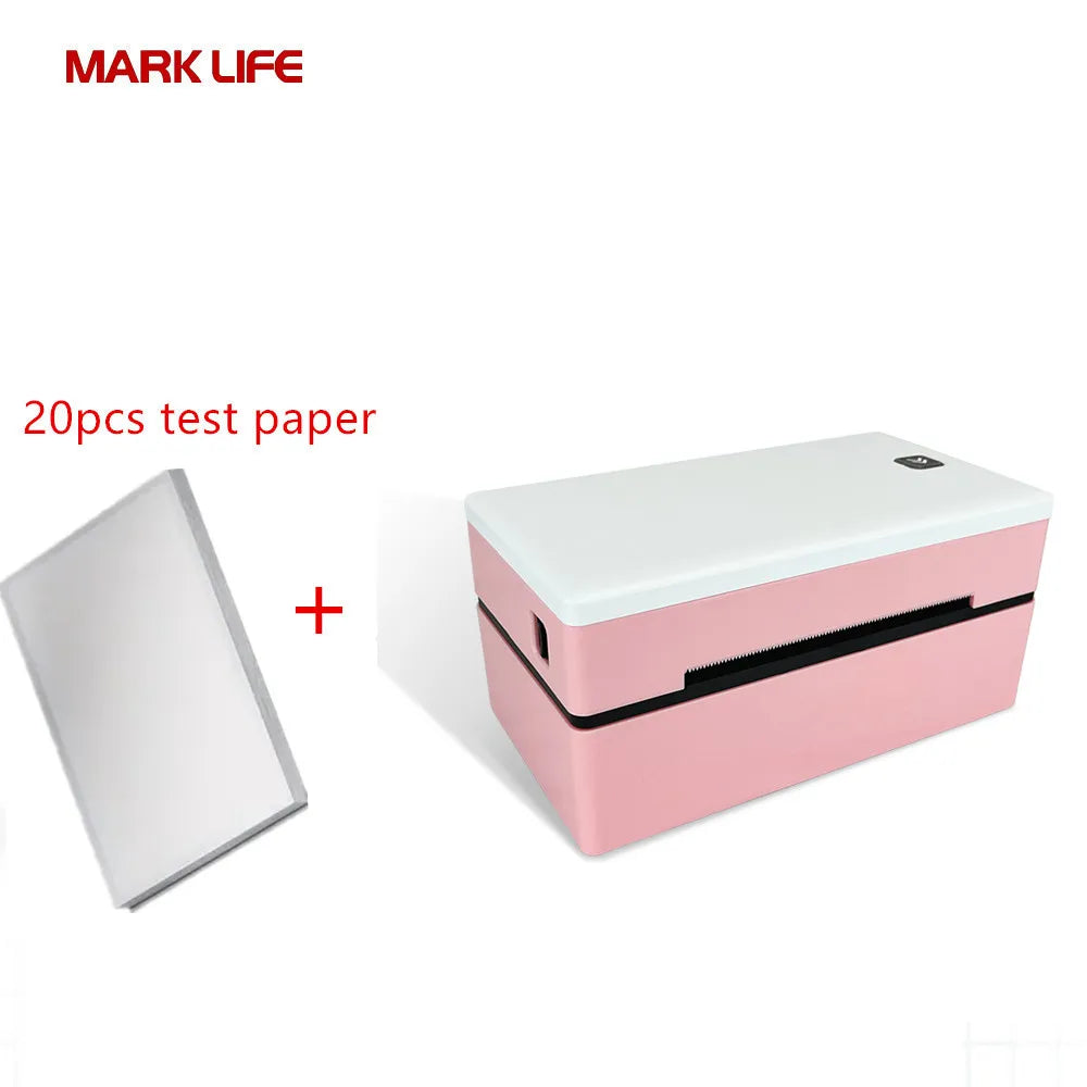 Marklife D200 Bluetooth Thermal Label Printer &ndash; Compact 4x6 US Plug