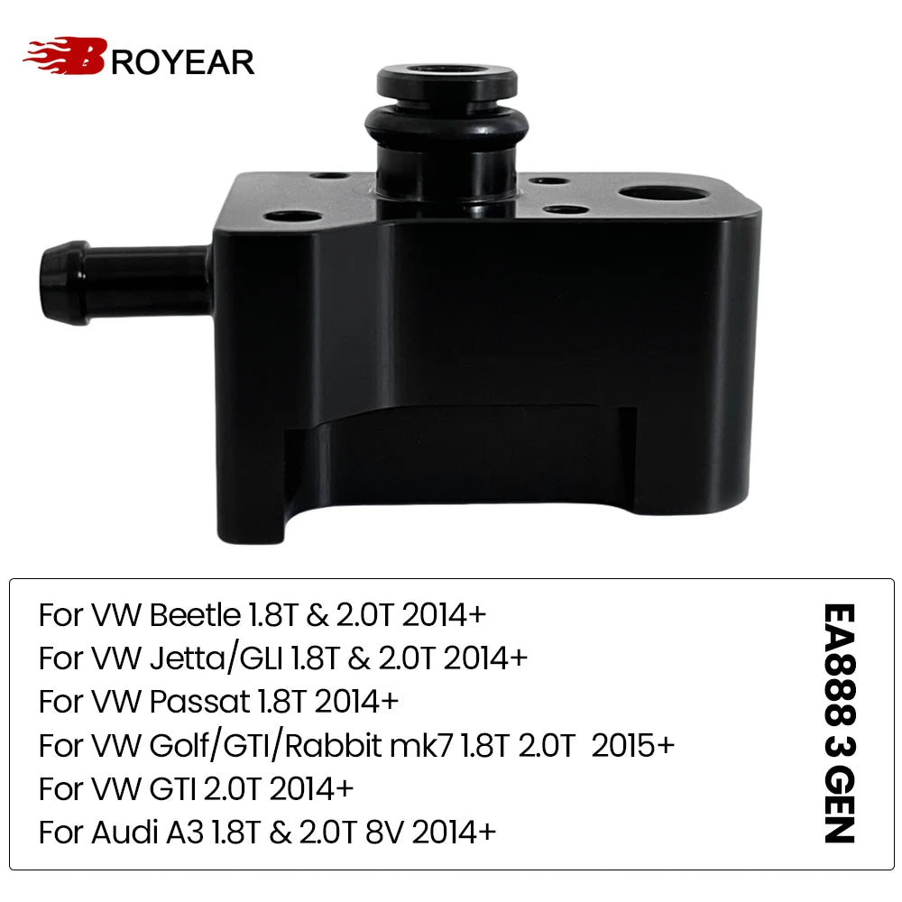 Boost Gauge Tap Adapter for VW Audi EA888 Gen3 1.8T 2.0T by InterCyprus Trading Ltd
