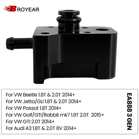 Boost Gauge Tap Adapter for VW Audi EA888 Gen3 1.8T 2.0T by InterCyprus Trading Ltd