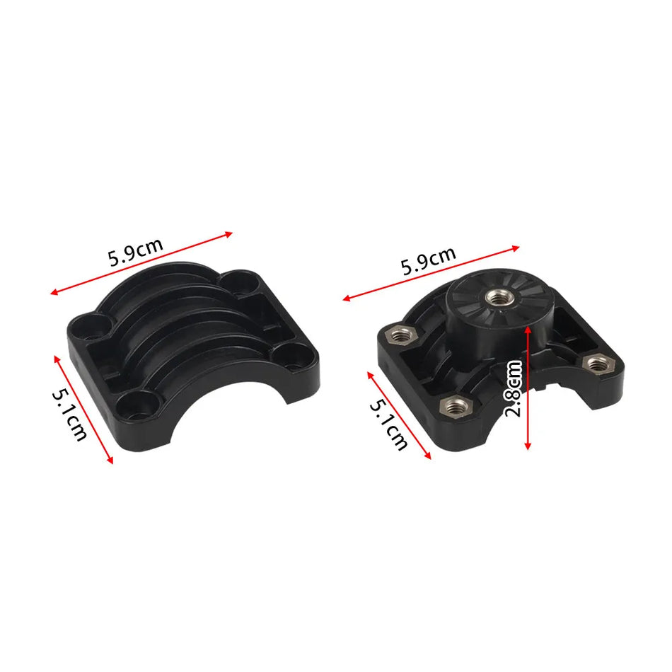 Montážní držák pro sonarový transducer Perspective Trolling Motor Live Scope pro Panoptix LVS32, černý