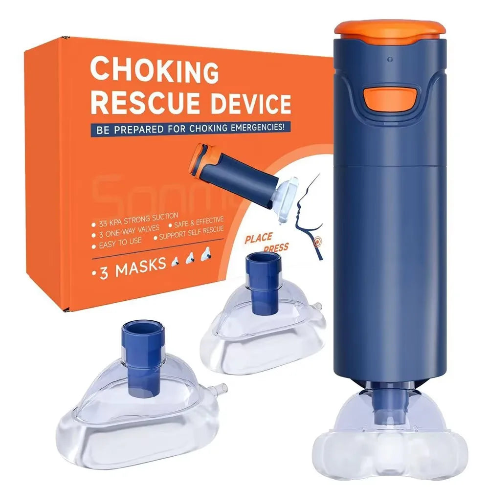 Choice Heimlich Rescue Device &ndash; Instant 33KPa Suction Grey