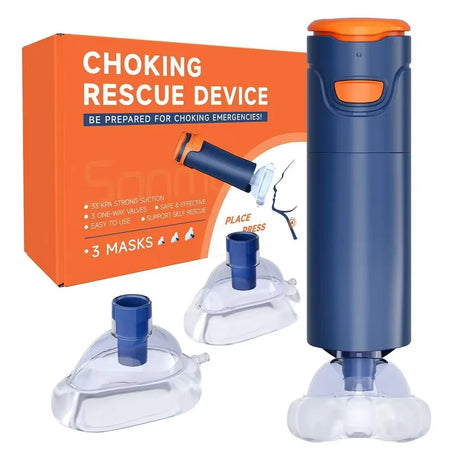 Choice Heimlich Rescue Device &ndash; Instant 33KPa Suction Grey