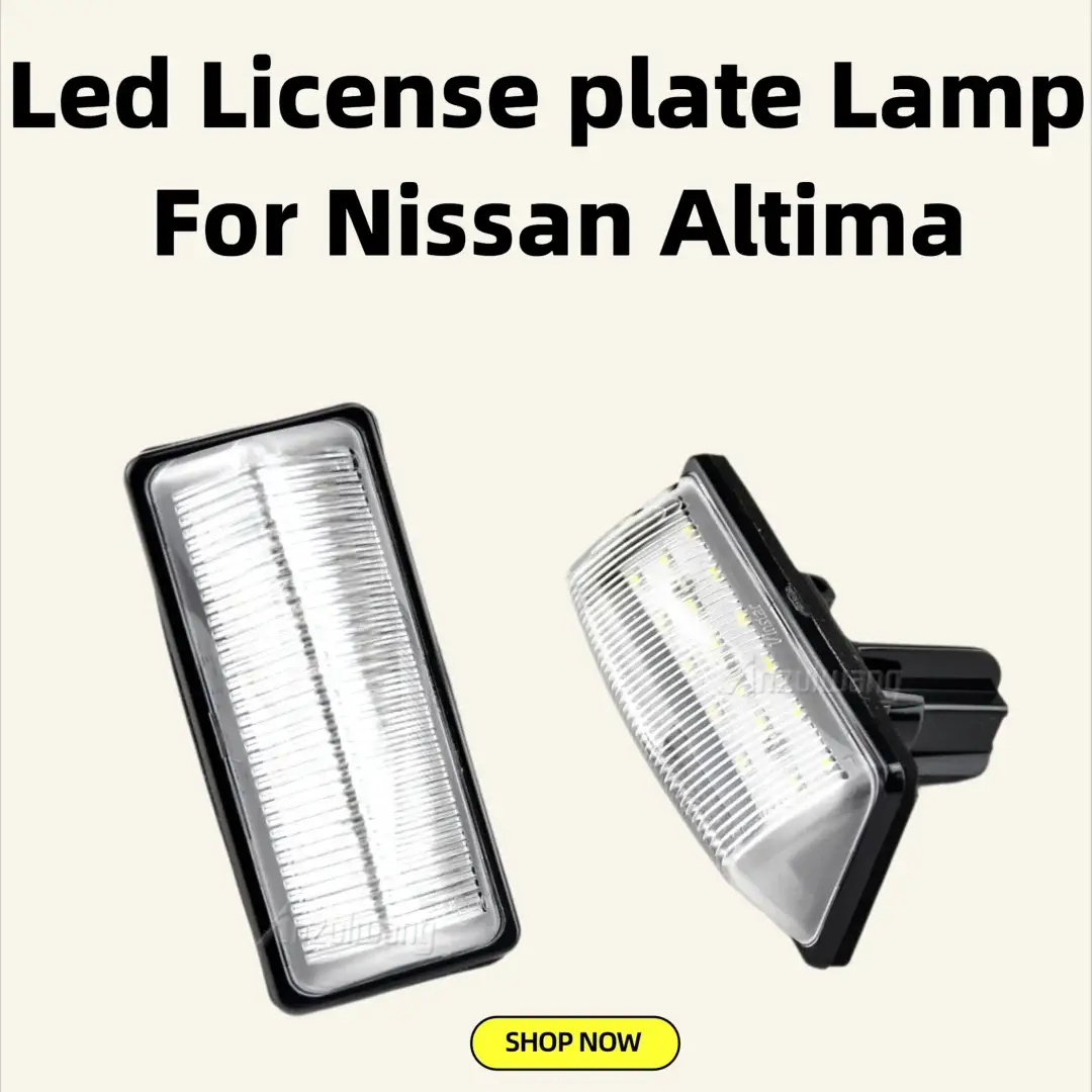 LED License Plate Lights T10 For Nissan Altima Maxima Murano Rogue Sentra by InterCyprus Trading Ltd