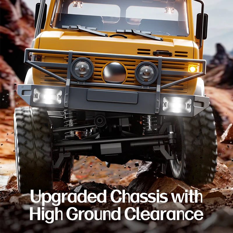 JJRC C8823 1/18 6x6 Off-Road RC Car with Metal Chassis, Dual Speed Gearbox, 370 Motor, RTR