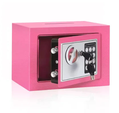 InterCyprus Smart Metal Safe &ndash; Digital Hotel Safe Box pink