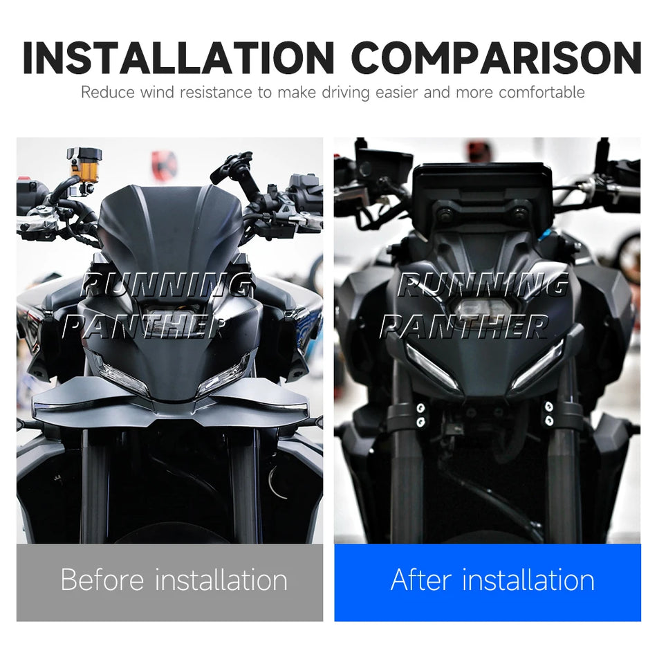 Front Wing Deflector Aerodynamic for Yamaha MT-09 MT-09 SP 2024-2025
