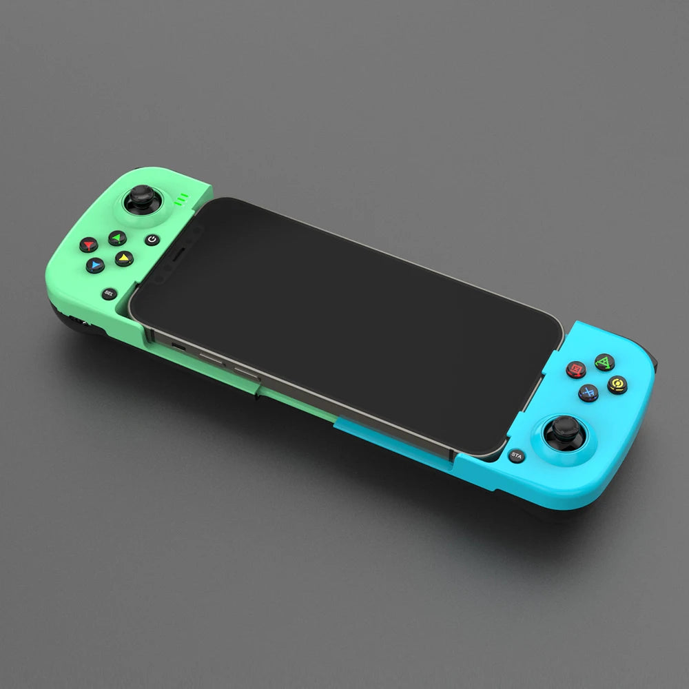 D3 Gamepad - Mobile Controller for Android/iOS Gaming Blue green