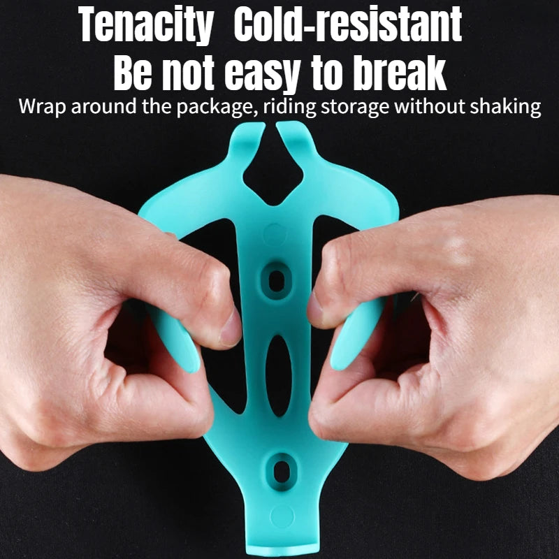 Bicycle Bottle Holder With Rubber Material, Lightweight Under 75g