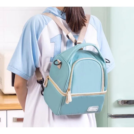 MilkMate Backpack &ndash; Double-Layer Insulation for Breast Milk Storage