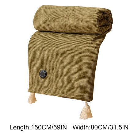 Wearable Heating Electric Blanket Shawl &ndash; Fast Heating Green / CHINA