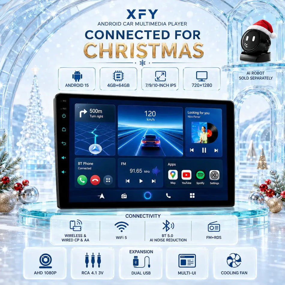 2Din CarPlay Android Multimedia Player With BT USB GPS For VW Skoda Golf Polo by InterCyprus Trading Ltd