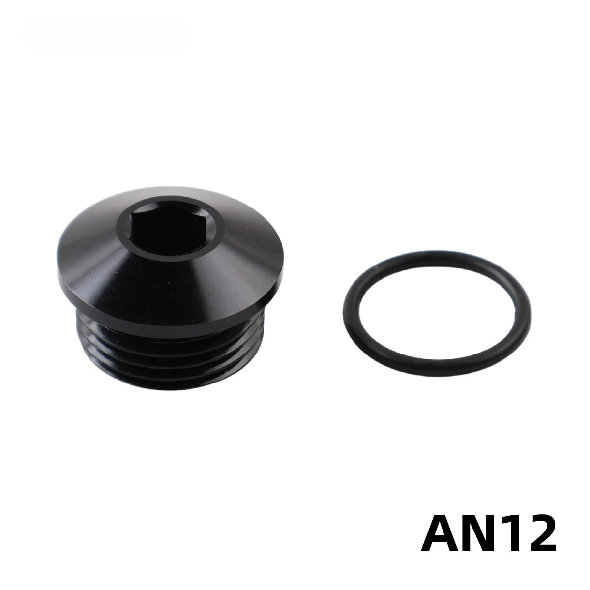 Aluminum AN Port Plugs With O-Ring Seal Boss Block Off Adapter by InterCyprus Trading Ltd