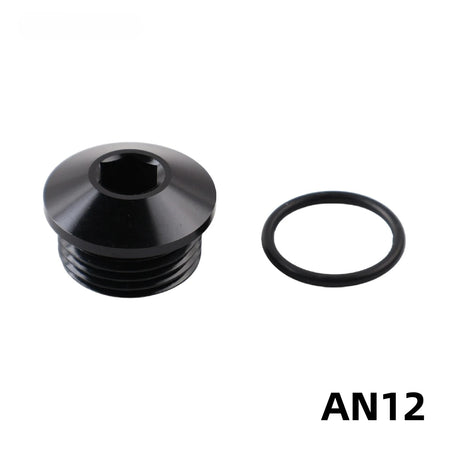 Aluminum AN Port Plugs With O-Ring Seal Boss Block Off Adapter by InterCyprus Trading Ltd