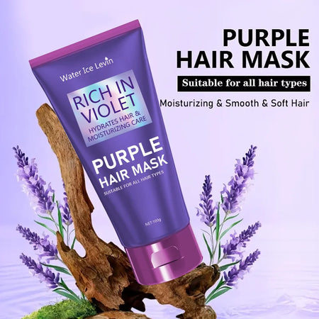 Purple Repair Hair Mask &ndash; Deep Nourishing Treatment for Frizzy Damaged Hair