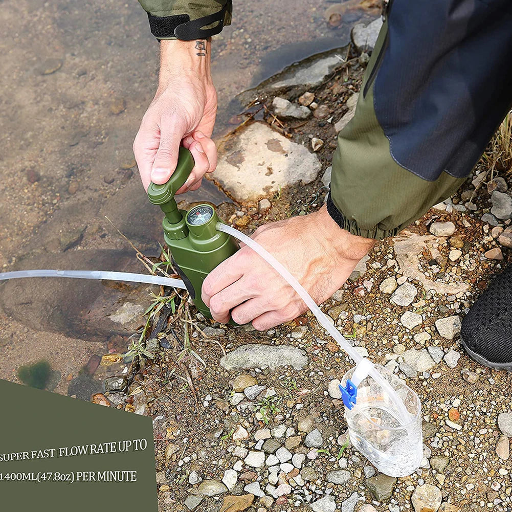 Portable Water Filter &amp; Survival Kit