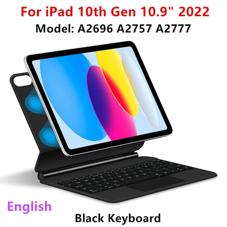 Folio Magic Keyboard iPad 2022 10th Gen 10.9in &ndash; Backlit Black English
