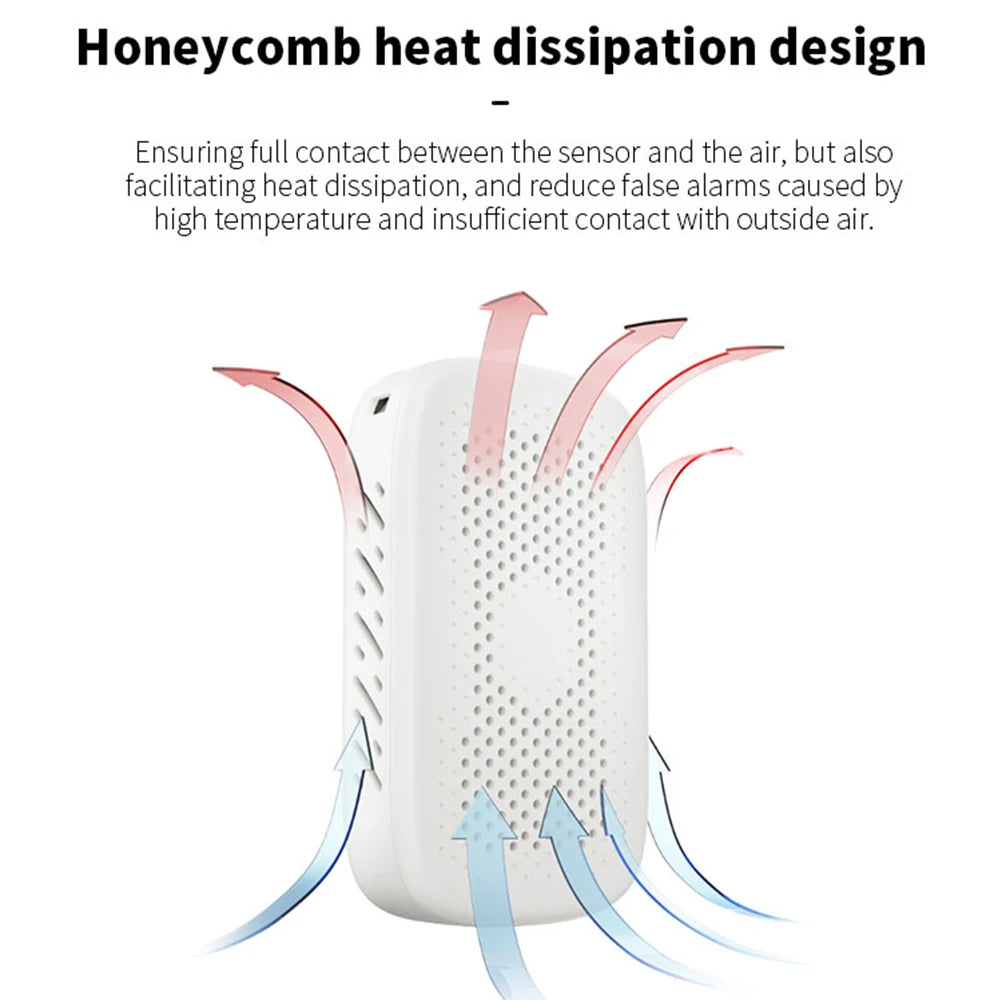 Mini 3 In 1 Air Quality Tester - LCD CO Temp HUMI Meter