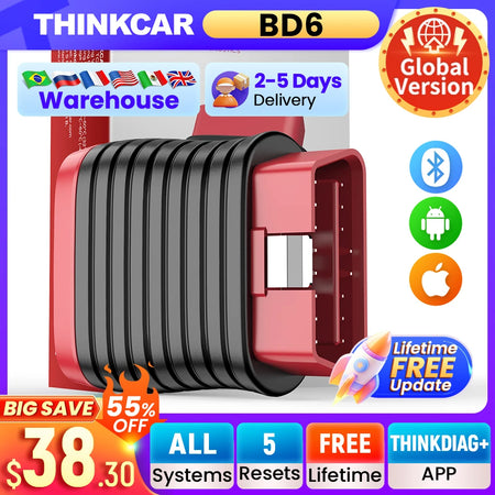 Thinkcar BD6 - Full System Diagnostic With OBD2 Code Reader