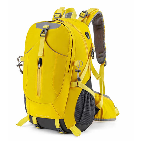 40L Hiking Camping Backpack &ndash; Rain Cover All Weather Yellow