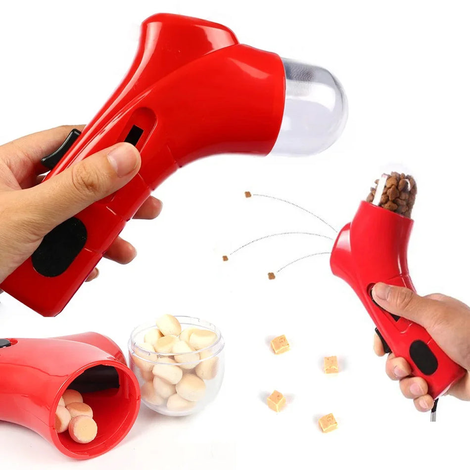 Tragbarer interaktiver Gun Treat Spender für Hundetraining