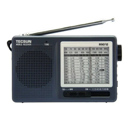 Opansten R-9012 &ndash; Rechargeable Portable 12 Band Radio Gray