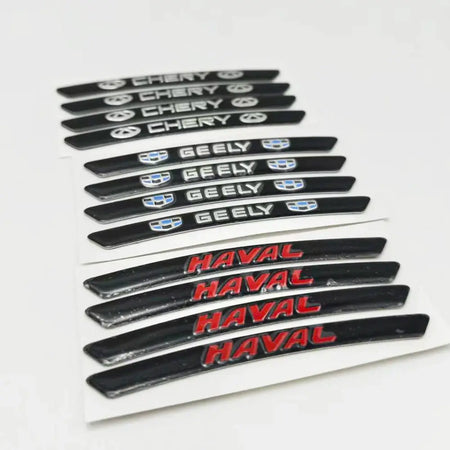 3D Aluminum Wheel Hub Emblems for Chery Tank Geely MG Lynk Co Haval by InterCyprus Trading Ltd