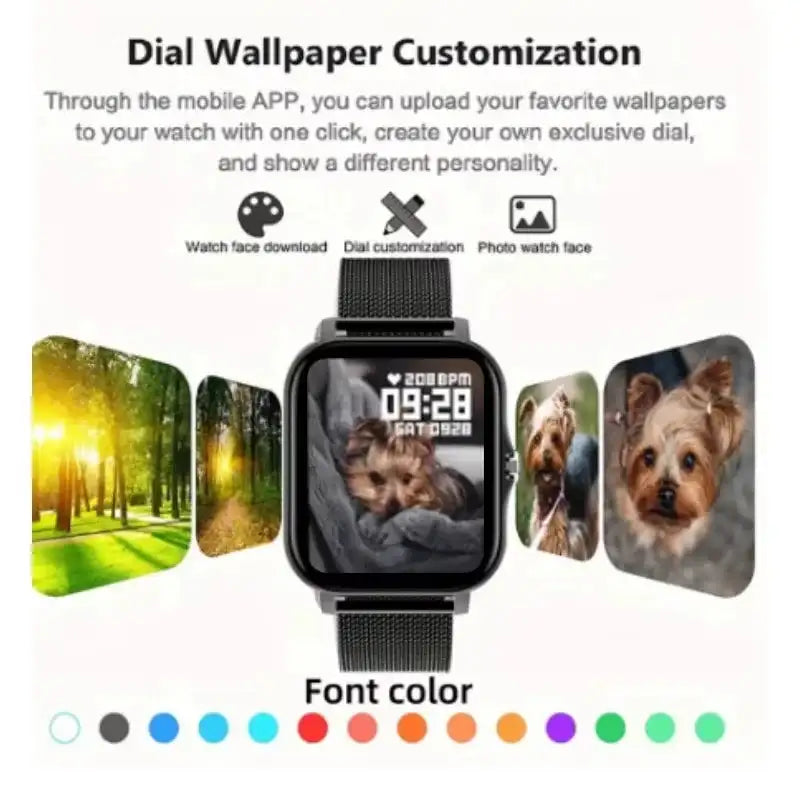 LAXASFIT 2025 Smart Watch 1.83 Inch HD Screen Bluetooth Call