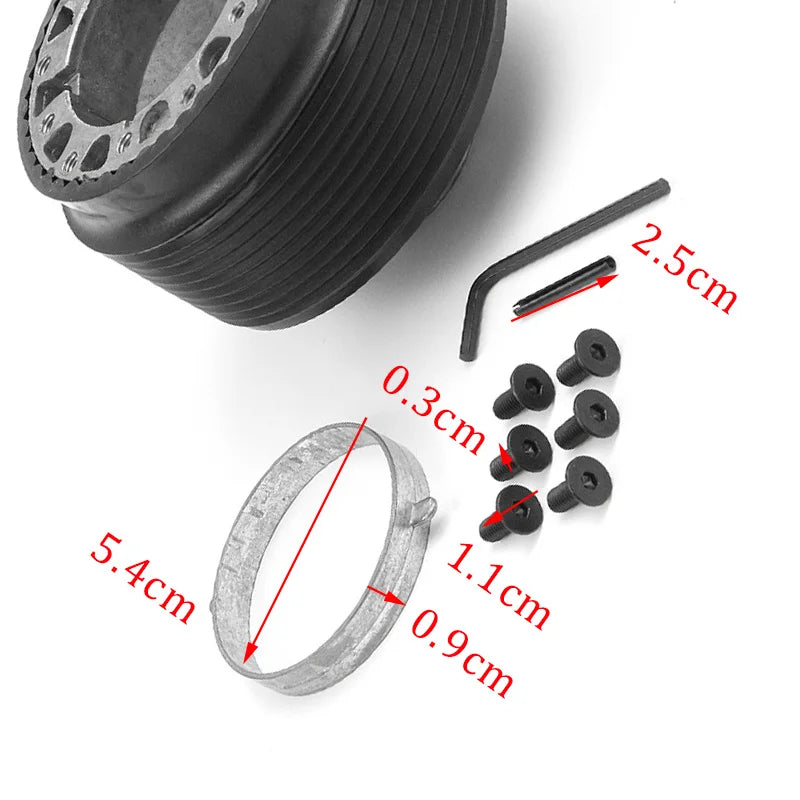 Adaptador de Liberação Rápida de Volante em Alumínio para Land Rover Defender 36-Spline