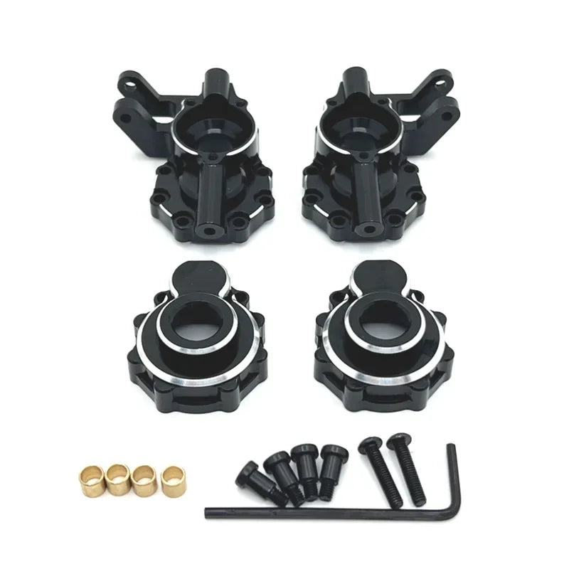 WLtoys 1/10 Metal Upgrade Kit for 104006 RC Car &ndash; Durable 1183 Black