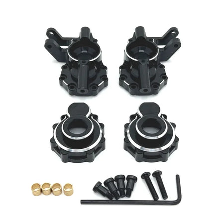 WLtoys 1/10 Metal Upgrade Kit for 104006 RC Car &ndash; Durable 1183 Black