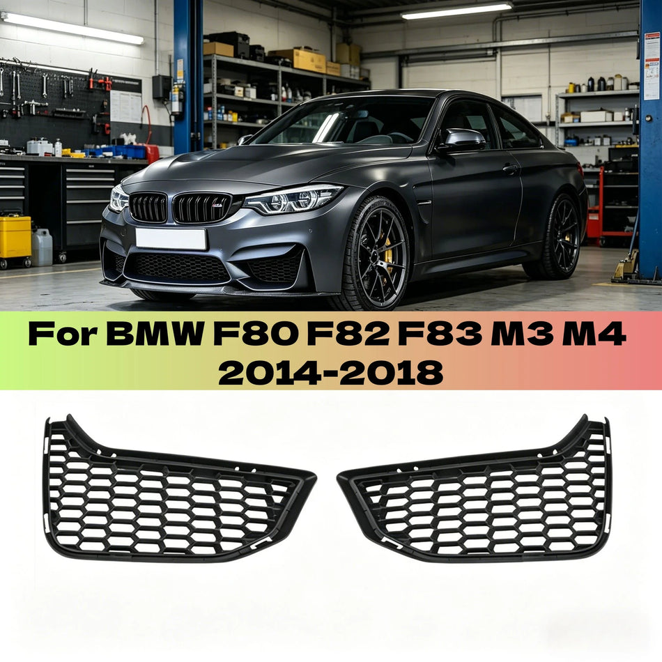 Front Lower Grille Cover Honeycomb Mesh for BMW F80 F82 F83 M3 M4