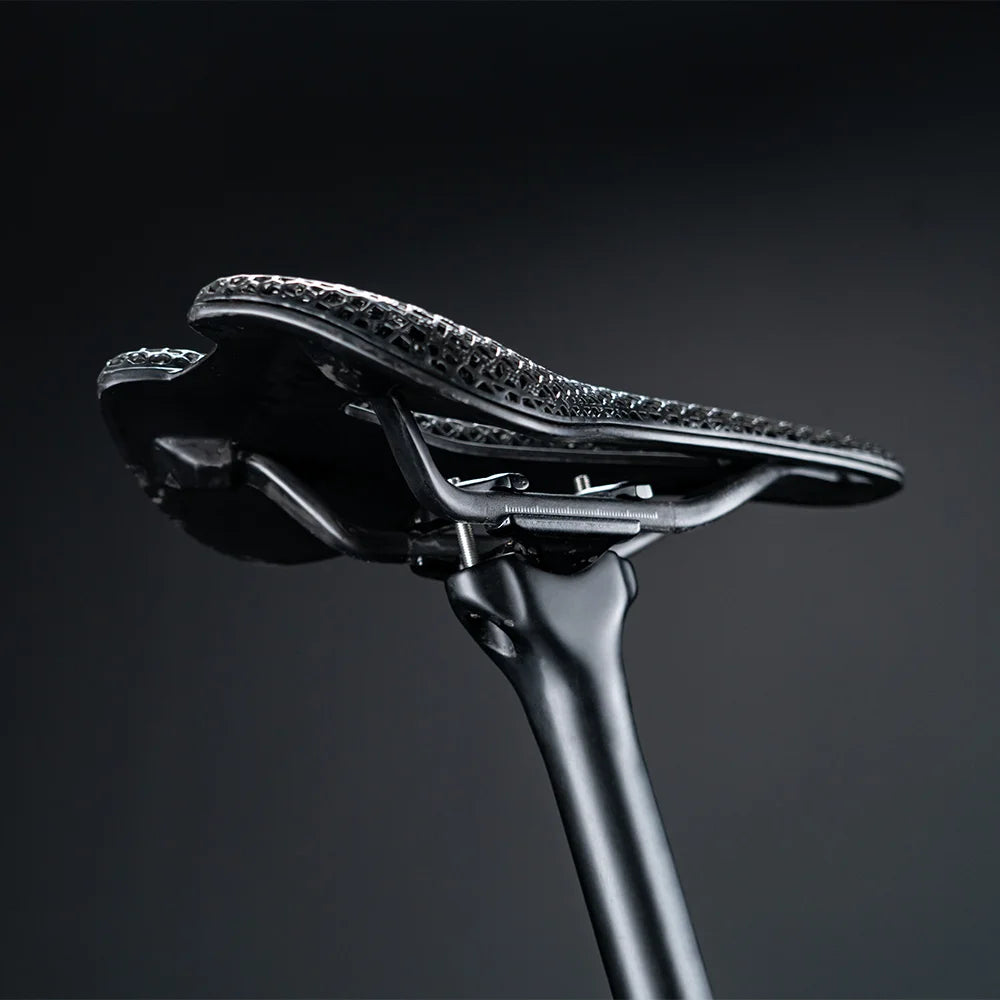 ONIRII 3D Printed Carbon Fibre Bike Saddle &ndash; Comfort &amp; Breathability for Road &amp; MTB
