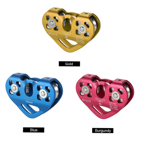 Lixada 30KN Climbing Pulley Aluminum Alloy - Fast Speed