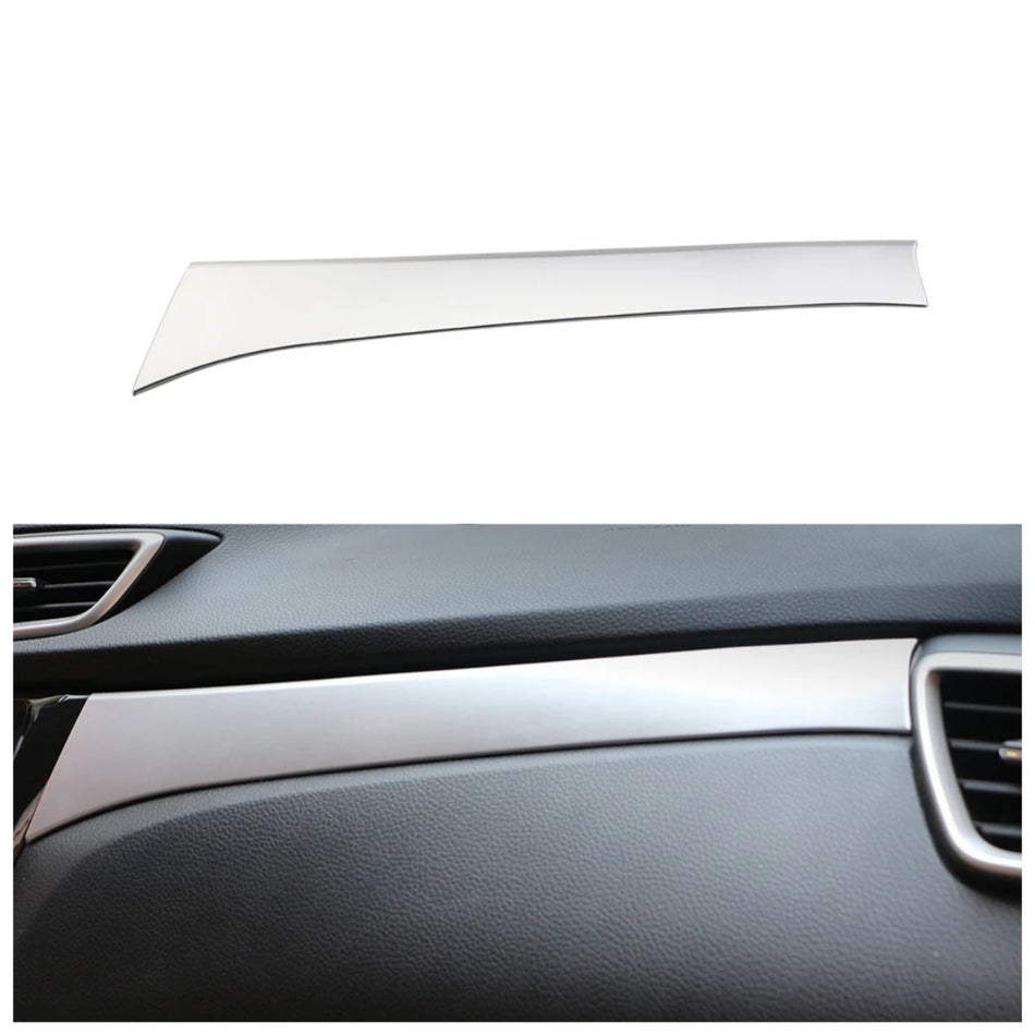 Nissan X-Trail T32 ABS chrómový dekoratívny obklad na odkladaciu schránku, dekorácia úložného boxu