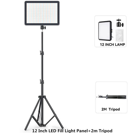LED Photo Studio Light Kit 12 inch C