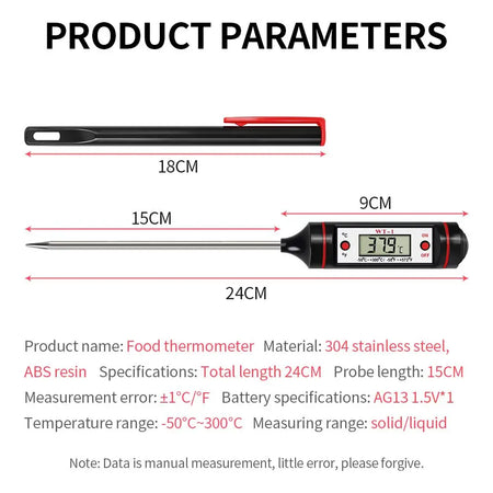 Portable Digital Kitchen Thermometer WT-1 &ndash; Fast Reading