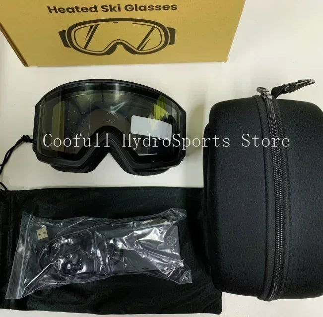 Electrically Heated Ski Goggles &ndash; Magnetic Gradient Lens Colorchanging 190