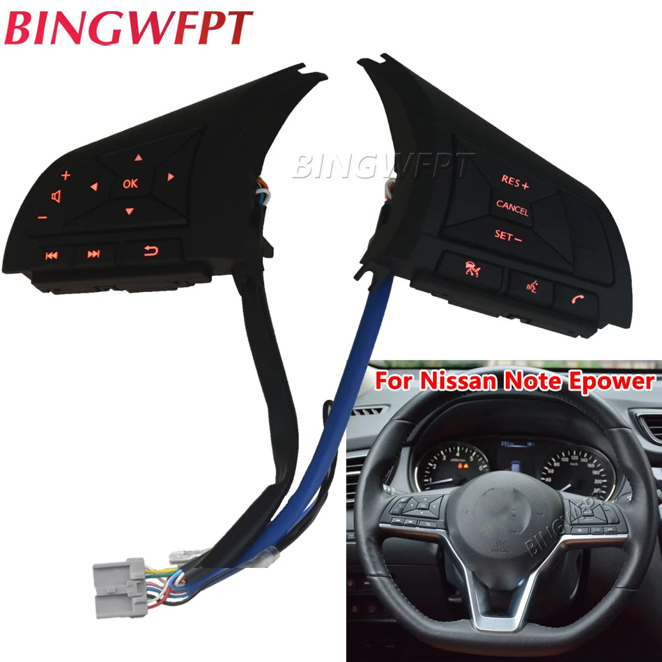 Gumb za tempomat na volanu s osvetlitvijo za Nissan Note Epower