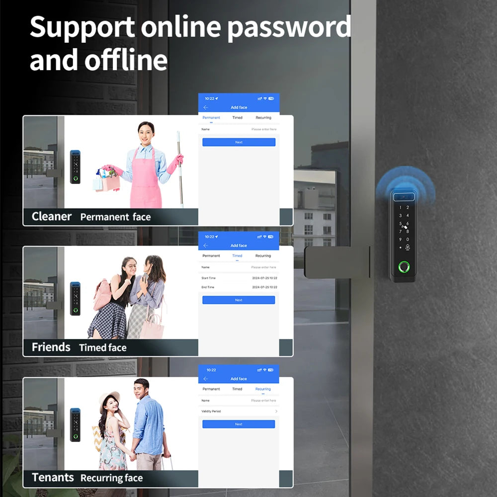 AC04/AC05 TTLock Smart Access Control &ndash; 3D Face Recognition