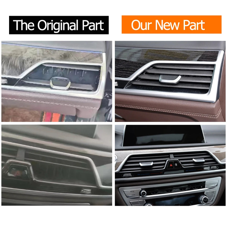 Kit de réparation de grille de ventilation avant de tableau de bord pour BMW Série 7 G11 G12 en PC ABS durable de qualité